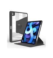 Apple iPad Air 11 2024 Uyumlu Kılıf Zore Nayn Dönebilen Standlı Kılıf (Siyah)
