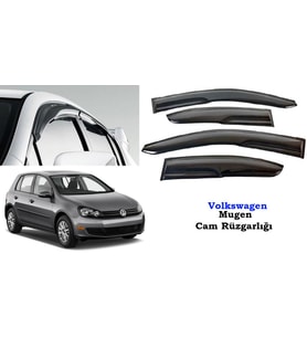 Volkswagen Golf 6 Mugen Cam Kenar Rüzgarlığı 2004-2012