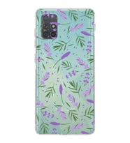 PrintiFy Samsung Galaxy A71 ile Uyumlu Water Color 3  Kamera Korumalı Şeffaf  Kılıf