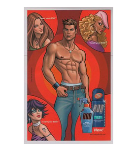 Bodman Really Ripped Abs Vücut Spreyi 100Ml (Mavi)