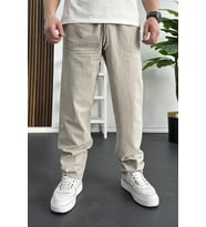 Erkek Baggy Kalıp Pantolon Bej Edw130