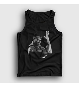 Presmono Unisex Siyah Street Fighter Film Jean Claude Van Damme Atlet 259198tt