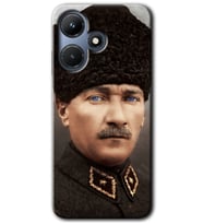 İnfinix Hot 30i Kılıf HD Desen Baskılı Kılıf - Başkomutan Atatürk