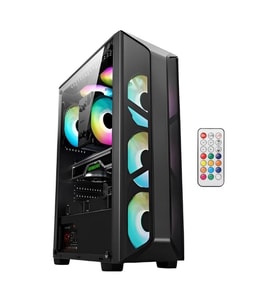 AZTECH AZT101 B Gaming Mid-Tower PC Kasası RGB Switch