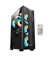 AZTECH AZT101 B Gaming Mid-Tower PC Kasası RGB Switch