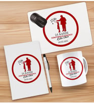 BK Gift Kişiye Özel İsimli Öğretmenler Günü Tasarımlı Defter, Tükenmez Kalem, Kupa ve Mousepad Hediye Seti - 8, Öğretmene Hediye, Öğretmenler Günü