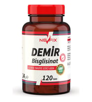 Nevfix Demir Bisglisinat 120 Tablet