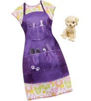 Barbie Giyim - Kariyer Kıyafet Doll, Köpek Ile Evcil Hayvan Bakımı (Çok Renkli)