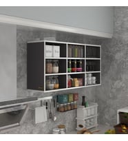 Kenzlife hazır mutfak hortus22 gri 060*120*22 banyo dolabı raflı kapaksız arkalıklı (Karışık)