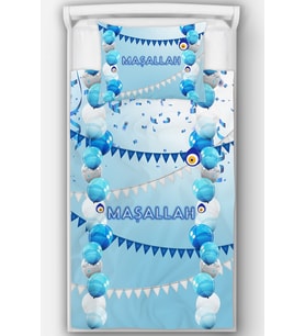 maşallah balon, sünnet yatak örtüsü ve kılıfı