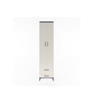 Hyperion Dolap 5 Raflı 2 Çekmeceli 2 Kapaklı 60x44x243 Antrasit-Aytaşı