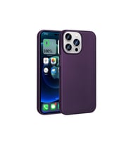 Apple iPhone 15 Uyumlu Kılıf Zore Premier Silikon Kapak (Koyu Mor)