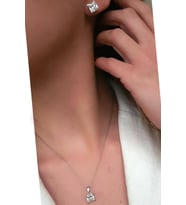 Sky diamond gümüş set takım