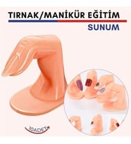 Mey İthalat® Protez Tırnak Manikür Eğitim ve Sunum Parmakları 10 adet