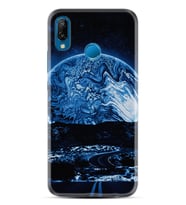 Huawei P20 Lite Mate 10 20 Lite Pro P40 Lite KılıfDesemli Silikon Mavi Gece 1605