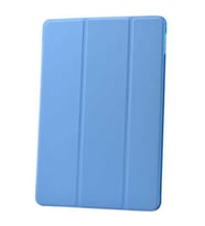 Apple iPad 6 Air 2 Uyumlu Zore Smart Cover Standlı 1-1 Kılıf (Mavi)