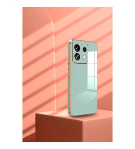 Xiaomi Poco M6 Pro 4g Kılıf Volet Silikon - Açık Yeşil