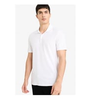 Defacto Slim Fit Beyaz Erkek Polo Yaka T-shirt M6609AZ/WT34