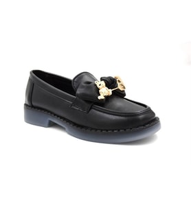 Park Moda Termo Kaymaz Taban Günlük Loafer Kadın Ayakkabı SİYAH