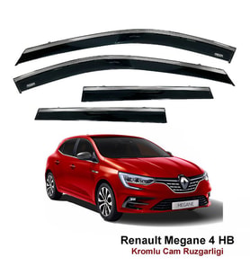 Renault Megane 4 HB Kromlu Cam Rüzgarlığı Niken
