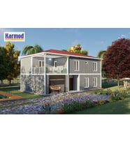 206 m2 Dubleks Prefabrik Villa