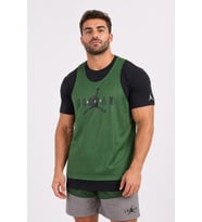 Nike Jordan X Off White Mens T-Shirt Atlet Detaylı Erkek Pamuklu Tişört Yeşil Siyah