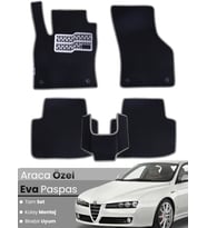ALFA ROMEO 159 (2005-2011) Uyumlu EVA Paspas Tam Set–Araca Özel,Kolay Montaj,Su Geçirmez