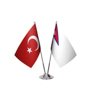 Nepal İkili Masa Bayrağı
