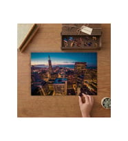 San Francisco Şehir Manzarası Tasarımı 240 parça Ahşap Puzzle Ahşap Kutuda MP00224