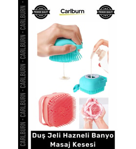 #BanyoKesesi Silikon Esnek Arındırıcı Gözenek Temizleyici Duş Jeli Hazneli Banyo Masaj Kesesi