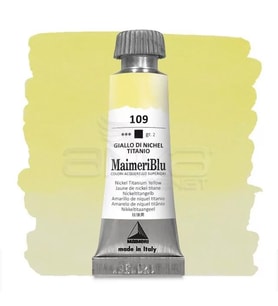 Maimeri Blu Tüp Sulu Boya 12 ml S2 No:109 Nickel Titanate Yellow