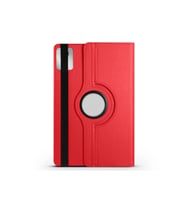 Lenovo M11 TB-330FU Uyumlu Zore Dönebilen Standlı Kılıf (Kırmızı)