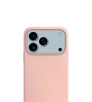 Apple iPhone 17 Pro 6.3'' Liquid Lansman Silikon Kılıf Pudra Pembe