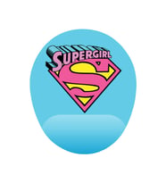 SuperGirl Desenli Bilek DestekliKaymaz Buruşmaz Kırılmaz Mouse Pad (Çok Renkli)