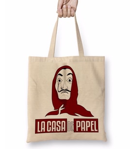 Casa de Papel Bez Çanta Uzun Saplı