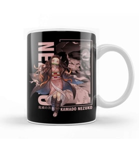 Demon Slayer Nezuko Angry Mode Kupa Bardak Porselen