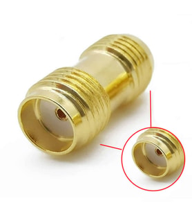 SMA Dişi to SMA Dişi Adaptör Soket Altın Kaplama Soket 0-6GHz RF Wi-Fi Anten FPV LoraRouter Koaksi