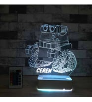 WALL-E 16 Renk Masa Lambası