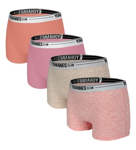 Yohannes Club, Kız Çocuk, Pamuklu Boyshort(boxer), 3'lü Paket, 4'lü Paket Seçenekli (Model 4)