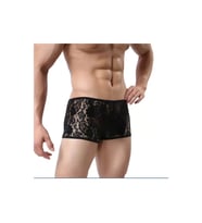 Dantelli Siyah Erkek Boxer – Erkek İç çamaşırı