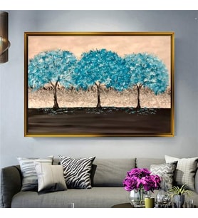 Altın Çerçeveli dekoratif tablo a418 (Gold)