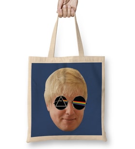 Dark Side Of Boris Johnson Bez Çanta Uzun Saplı
