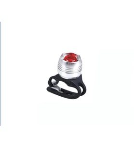 Bisiklet Led Kuyruk İkaz Işık Şarj Edilebilir Dahili Pil Edilebilir USB Kablo  Gümüş