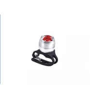 Bisiklet Led Kuyruk İkaz Işık Şarj Edilebilir Dahili Pil Edilebilir USB Kablo  Gümüş