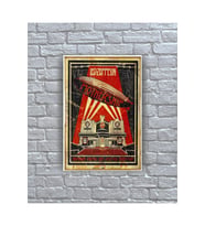 Led Zeppelin Müzik grubu Poster Albüm Kapak Ahşap Tablo