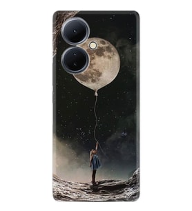 Vivo V29 Lite Kılıf Desenli Silikon Moon Baloon 1368