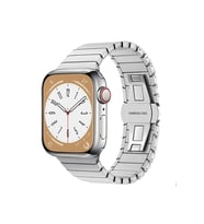 Newface Apple Watch 38mm KR413 Fine Steel Kordon - Gümüş