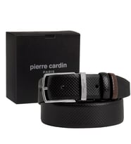 Pierre Cardin Çift Taraflı Deri Kemer (En 3,5 cm) PC-CİFT04 (Siyah - Kahverengi)