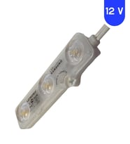 100 Adet 12 Volt Samsung 1.08 Watt 3 Lensli Günışığı 2835 SMD Led Modül IP67 1 Paket