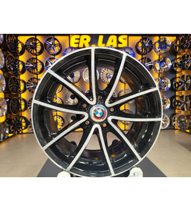 4 Adet BMW ORIJINAL 7*17 5*120 ET32 72.6 BLACK MACK JANT REVİZE EDİLMİŞ (Takım)